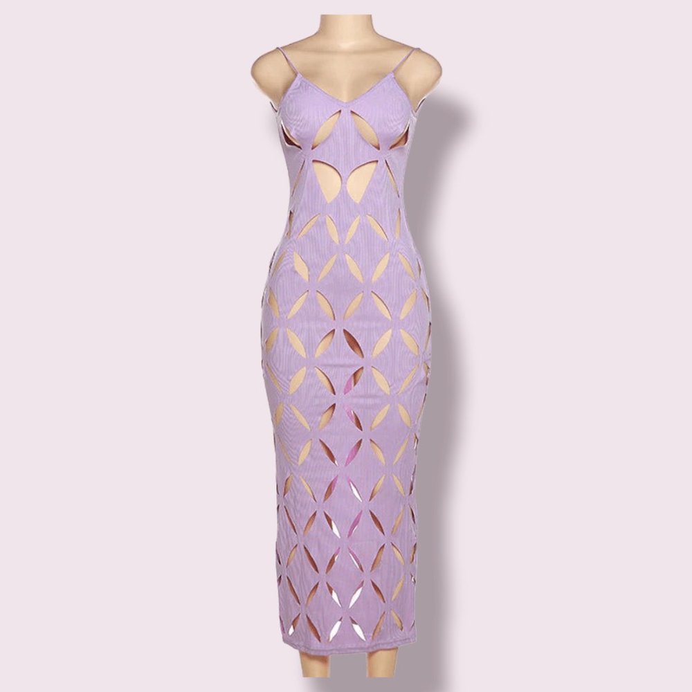 Orange Heat Statement Maxi - Picture 2 of 2